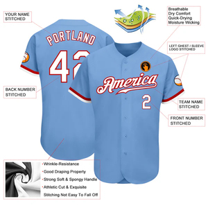 Sublimation Full Button Baseball Jersey Uniform Custom Youth Adults Men Women Team Apparel - Product Image 5