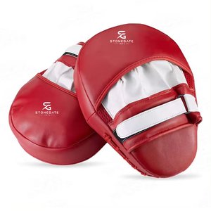 Mitaines d'entraînement incurvées en cuir Premium pour la boxe, le kickboxing, la pratique du coup de poing et le fitness 2026 - Product Image 5