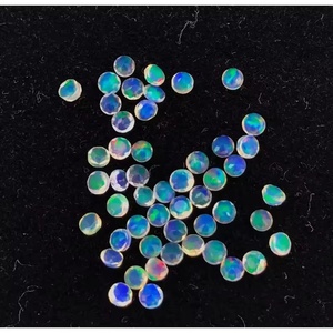 4.5mm naturel éthiopien opale à facettes ronde brillant coupe lâche pierre précieuse de qualité supérieure Flashy opale certifiée pierre précieuse du fournisseur - Product Image 2