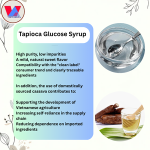 Jarabe de Tapioca con Alto Contenido de Glucosa 25kg Venta al por Mayor OEM Marca VietDelta Tambores de Plástico 100% Natural Vietnam - Product Image 3