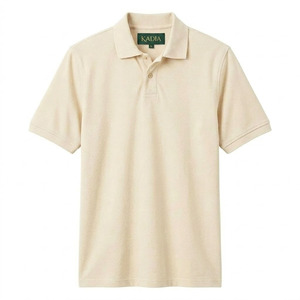 Camisa de Algodón Tejido de Lujo Personalizada para Hombre con Logotipo Personalizado, Estilo Casual de Negocios, Golf, Transpirable, Manga Corta, Color Sólido - Product Image 6