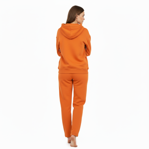 High Quality Custom Streetwear Oversized 100% Cotton DTG sun faded Tracksuit Manufacturer Blank Sweatpants Hoodie Set for Men - Product Image 4