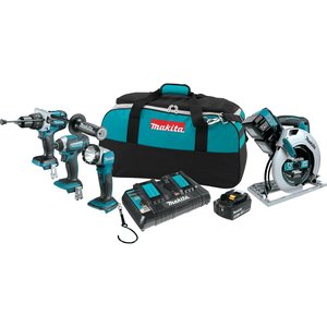 18V 36V Cordless Power <b>Tool</b> Combo <b>Kit</b> 4 Piece Heavy Duty Lithium Ion <b>Tool</b> Set - Product Image 1