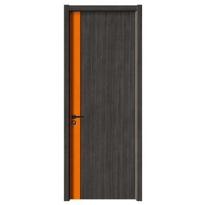 Porte en composite bois WPC personnalisée, porte d'entrée, imperméable, anti-termites, anti-moisissures, salle de bain, salon, design moderne - Product Image 1