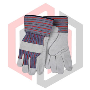 Gants de travail en toile de cuir renforcée, résistants aux déchirures, sans silicone, sans poudre, respirants, anti-chaleur, anti-coupure, anti-statiques, ignifuges - Product Image 3
