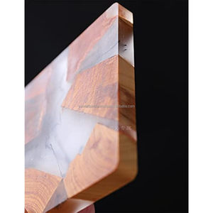 Unique Epoxy Resin Wooden <b>Walnut</b> Coasters for Elegant Dining <b>Table</b> Setup and Modern Home Accessories Mats & Pads - Product Image 3