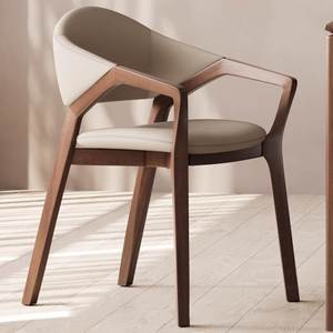 Luxury Teak Wood <b>Dining</b> <b>Armchair</b> Upholstered Modern <b>Dining</b> Chair for Restaurant Hotel Indonesia Manufacturer - Product Image 1