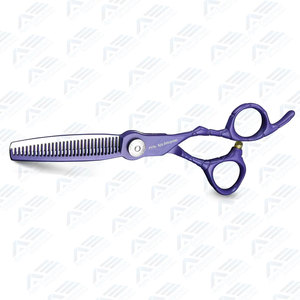 Tijeras de Peluquería Profesionales de 6 Pulgadas, Acero Japonés 440C, con Tijeras de Entresacar para un Corte de Precisión - Product Image 3