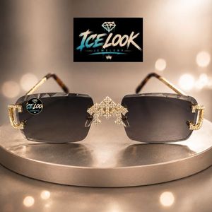 Most Selling Iced Out Diamond <b>Sunglasses</b> Luxury Eyewear for Men and Women Stylish Fashion Accessory for Parties Bulk Supplier - Product Image 1