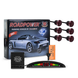 Sensor de Aparcamiento Roadpower Diamond de 6 Piezas con Pantalla LED, Alcance de 0.3–1.5m, DC 10–14.7V, y Alertas Sonoras para un Aparcamiento Seguro - Product Image 1