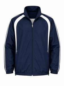 SALSTAR SPORTS Men Hip Hop Streetwear Windbreaker <b>Jacket</b> Double Zipper Oversized <b>Track</b> <b>Jacket</b> Hooded Eco-Friendly Breathable - Product Image 6