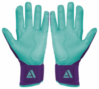 Guantes de Bateo de Béisbol de Cuero de Cabra de Primera Calidad, Guantes de Bateo de Cuero con Cierre de Gancho y Bucle de Calidad Premium, Fabricados por Adiha Impex