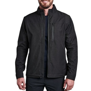 Veste Softshell Homme Slim Automne Hiver 2026 Respirante Imperméable Coupe-Vent Fermeture Éclair Style Urbain Tissu Toile - Product Image 1