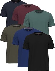 เสื้อยืดลำลองผ้าฝ้ายออร์แกนิค 100% ทรงปกติ พิมพ์ลายดิจิทัลคุณภาพสูง พร้อมโลโก้แบบกำหนดเอง ดีไซน์เรียบง่าย สำหรับผู้ชาย - Product Image 1