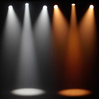 SHEHDS IP65 - Foco LED COB de 300 W con Zoom, Resistente al Agua, Luz Fría y Cálida, para Escenarios, Teatro y Eventos