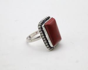 Natural Agate <b>Adjustable</b> <b>Ring</b> for Women – German Silver Handmade Agate Stone <b>Ring</b> Boho Gemstone Jewelry - Product Image 4