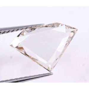 Diamant de laboratoire de 1,11 ct, taille boule de neige, couleur brun clair, créé en laboratoire, pour pendentifs et fabrication de bijoux - Product Image 2