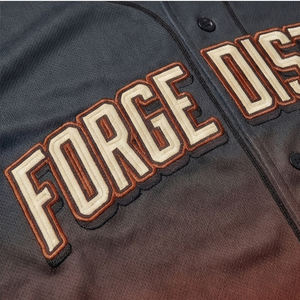 Maillot de baseball professionnel style streetwear, vêtements de sport respirants, uniforme d'équipe par sublimation MALUZA INDUSTRIES - Product Image 5