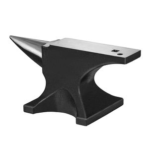 Incudine a corno singolo in acciaio fuso ad alta durezza e robustezza da 66 libbre, strumento da fabbro con foro quadrato grande, prodotto ad alta visibilità - Product Image 1