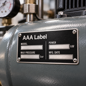 Placa de Identificación Eléctrica, Placa de Identificación Metálica Personalizada para Paneles de Control, Fabricante OEM de Equipos - Product Image 5