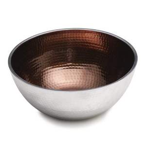 Cuenco de cobre puro para servir, para una experiencia gastronómica saludable, duradero, resistente, con un diseño hermoso, ideal para hogares modernos y elegantes. - Product Image 5