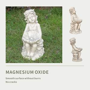 Estatua de Niña de Óxido de Magnesio de 19.29' de Altura, Escultura Artística - Product Image 5