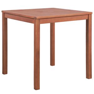 Tavolo da pranzo da giardino in legno massello di Acacia 31.5 \ "x31.5 \" x29.1 \" - Product Image 1