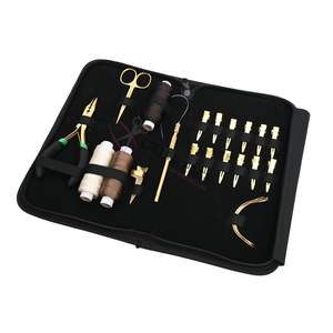 Kit de Herramientas para Extensiones de Cabello: Alicates de Tres Orificios, Herramienta de Seccionamiento, Agujas Curvas para Anillas, Pinzas de Cocodrilo, Hilos - Product Image 1