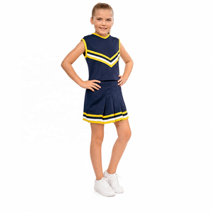 Uniformes de Animadoras para Niñas al por Mayor, Estampados por Transferencia Térmica, Top Corto y Pantalones Cortos, Servicio OEM - Product Image 5