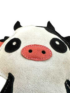 Jouet à mâcher en cuir de vache mignon de dessin animé pour chiens, petite taille, durable, utilisation en intérieur, écologique, économique, saveur originale - Product Image 2