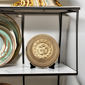 Exclusiva Caja Tradicional India Hecha a Mano de Latón Pequeña para Om Kumkum, Decoración del Hogar, Artículo de Almacenamiento, Hecho en India - Product Image 1