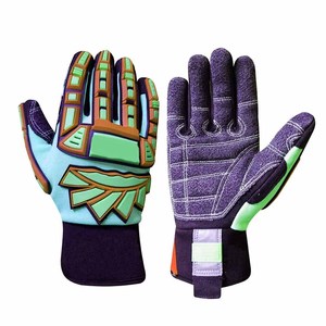 Gants de travail haute visibilité résistants aux chocs, anti-vibrations, avec doublure en aramide, protection TPR pour la sécurité industrielle - Product Image 4