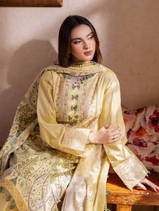 Traje pakistaní étnico para fiesta de mujer, Salwar Kameez de tela Lawn con costuras Patiala, venta al por mayor, cintura natural pakistaní - Product Image 5