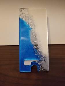 Soporte para Teléfono Móvil de Resina Epoxi Hecho a Mano, Soporte de Escritorio Moderno y Decorativo para Oficina, Hogar, Regalo, Craftera Expors - Product Image 3