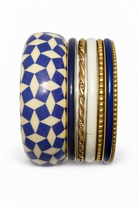 Luxury Metal Wood Resin <b>Bangles</b> <b>Bracelet</b> With Unique Handmade Finish For Fashion Accessories And Gift Collections - Product Image 5