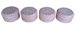 Boîte décorative et incrustation d'os Boîte à bijoux Boîte de rangement Prix abordable Incrustation de nacre de haute qualité - Product Image 4