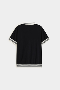 เสื้อยืดฮิปฮอปผู้ชายราคาถูก ผ้าฝ้าย 100% ออกแบบแบรนด์ได้ตามต้องการ ปักโลโก้ แขนสั้น 220 GSM คุณภาพสูง - Product Image 2