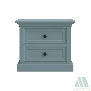 Ensembles de chambre à coucher modernes en bois, d'origine mondiale, style vietnamien, lits élégants, armoires, commodes, tailles de lit personnalisables, ensembles faciles à assembler - Product Image 1