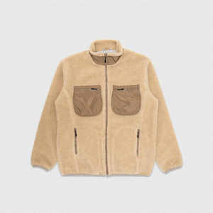 New Oversized Sherpa Wholesale Oem Design Outdoor Clothing Custom Polar Coat Blank Winter Sherpa <b>Jacket</b> for <b>Men's</b> - Product Image 1