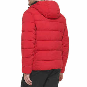 Men's Custom Logo <b>Winter</b> Puffer Coat Stand Windproof Formal Autumn/<b>Winter</b> <b>Jacket</b> Zipper Closure <b>Waterproof</b> Canvas Fabric - Product Image 4