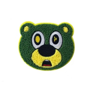 Parche Bordado con Cara de Oso, Ecológico, para Coser, de Tela Tejida, Forma Redonda, para Regalos y Decoración del Hogar - Product Image 4