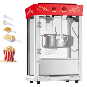 Macchina per Popcorn Commerciale da Banco in Acciaio Inox 8oz, 800W, Stile Cinema, 48 Tazze per Ciclo, Nuova Condizione - Product Image 1