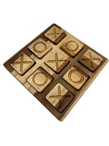 Moderno Juego de Tres en Raya de Madera que Realza Interiores Contemporáneos con un Diseño Minimalista - Product Image 5