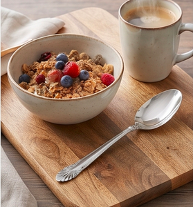 Classic Stainless Steel Dinner Spoons with <b>Long</b> Handle <b>Mirror</b> Polish Durable Design For Wedding Use And Tableware Use - Product Image 5