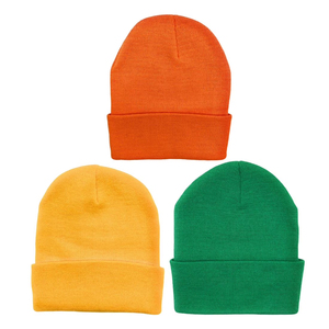 Custom Plain Beanie Hat Rib Knit Winter <b>Cap</b> Women <b>Men</b> Soft Stretch Warm Skull <b>Cap</b> OEM Supplier Wholesale - Product Image 1