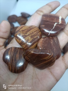Mini Corazón de Jaspe Chocolate Natural, Piedra Preciosa Pulida, Cristal en Forma de Corazón, Pequeña Piedra Curativa, Venta al por Mayor - Product Image 5