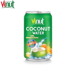 Agua de coco con sabor a kumquat Lata de 330ml, desarrollo de bebidas VINUT, superventas, bebida popular, sin glucosa, calidad premium - Product Image 1
