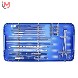 Juego de Instrumentos Quirúrgicos Ortopédicos de Acero Inoxidable para Cirugía de Columna Vertebral, con Tornillos Pediculares Manuales y Canulados, Reutilizables, OEM, Venta al Por Mayor - Product Image 4