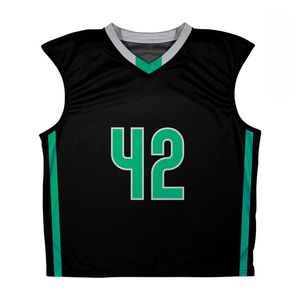 Maillot de lacrosse pour adulte respirant, personnalisé et de haute qualité, imprimé numériquement, 100 % polyester, vêtements de sport pour la vente en gros - Product Image 1