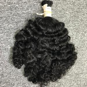 Extensions de cheveux raides à double trame vietnamiens en vrac de haute qualité Style noir bouclé ondulé pour toutes les femmes - Product Image 3